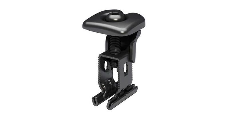 Renusol RS1 – Bride universelle noire pour panneaux photovoltaïques