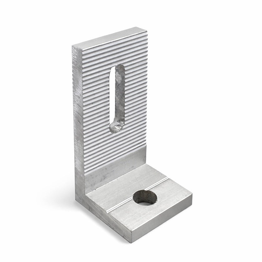 Kit Fixation Toiture 2 Panneaux Solaires - Rails Aluminium + Visserie Panne Acier