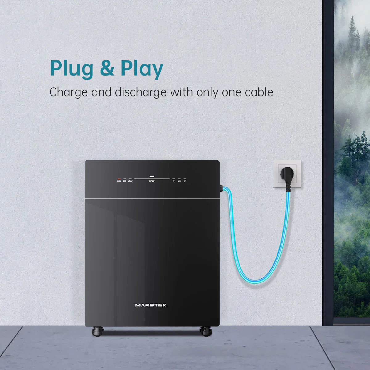 MARSTEK Energycube VENUS C – Batterie Plug & Play 2,56 kWh - watt.re