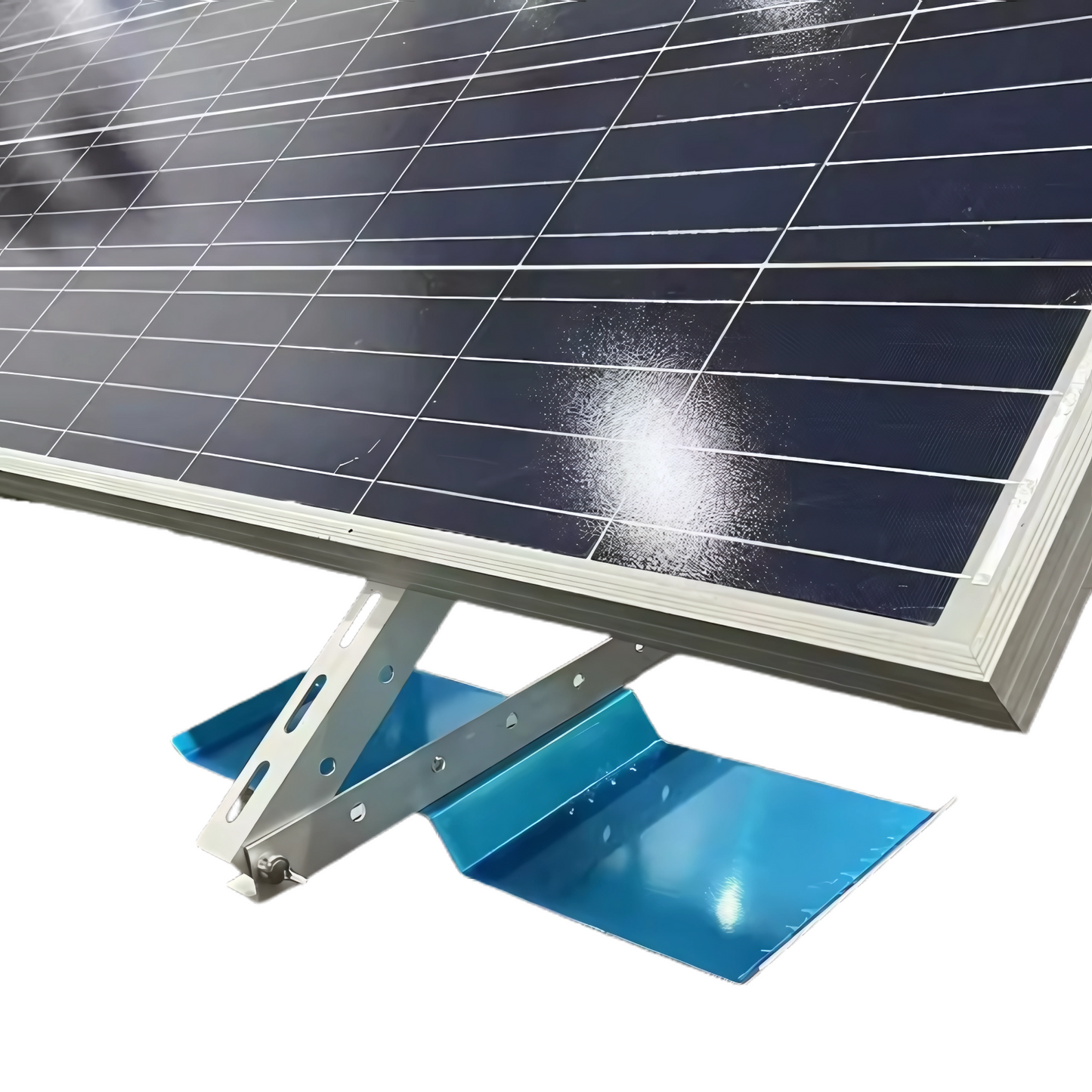 Système de montage ballasté pour panneaux solaires sur toits plats & jardins