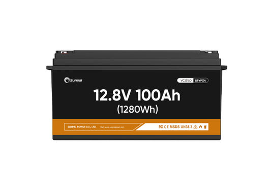 Sunpal 12V 100Ah Batterie Lithium