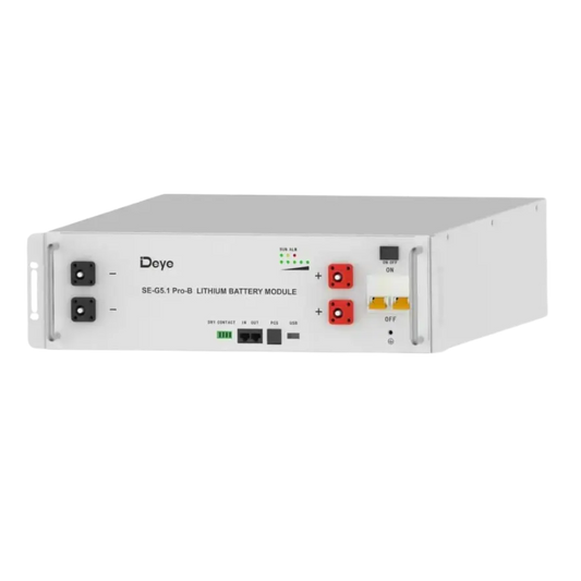 Deye SE-G5.1 PRO-B 5.12KWH - 48V - Batterie Lithium