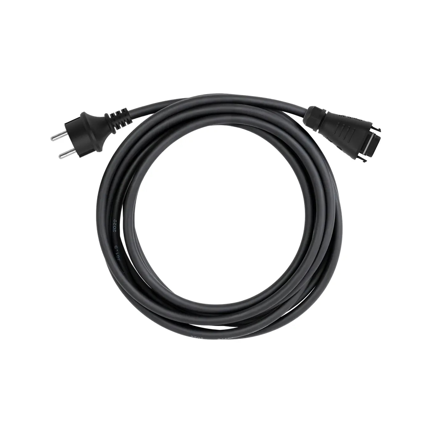 Câble secteur Plug & Play 5 mètres (2,5 mm² - fiche prise 2P+T) FLEX pour micro-onduleur Hoymiles HMS - watt.re