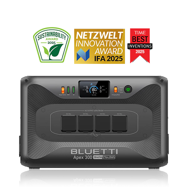 BLUETTI Apex 300 | Station d'alimentation 2 764,8 Wh – 3 840 W