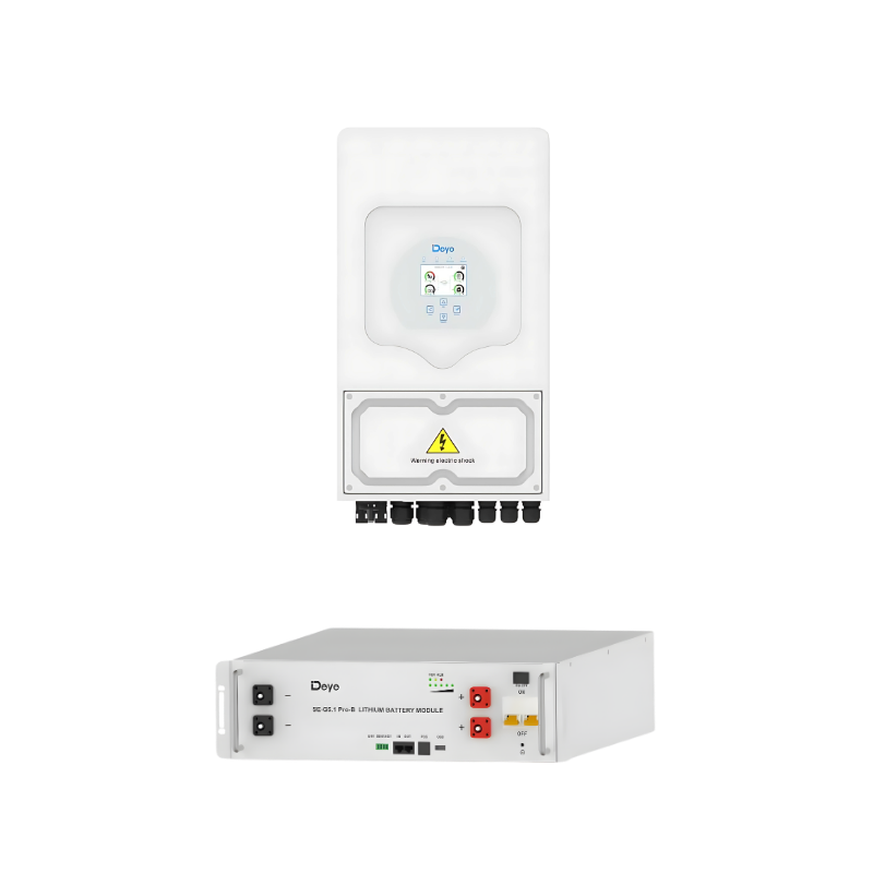 Pack Solaire Deye 3,6 kW + Batterie Lithium 5,12 kWh