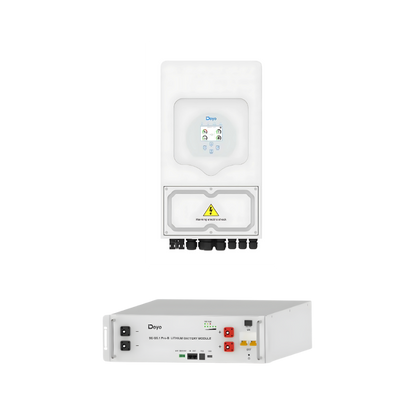 Pack Solaire Deye 3,6 kW + Batterie Lithium 5,12 kWh