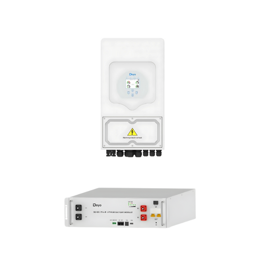 Pack Solaire Deye 3,6 kW + Batterie Lithium 5,12 kWh