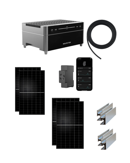 Pack Solaire Venus A 2000W - Injection 1200W + Stockage Évolutif 2,12 à 12,72 kWh