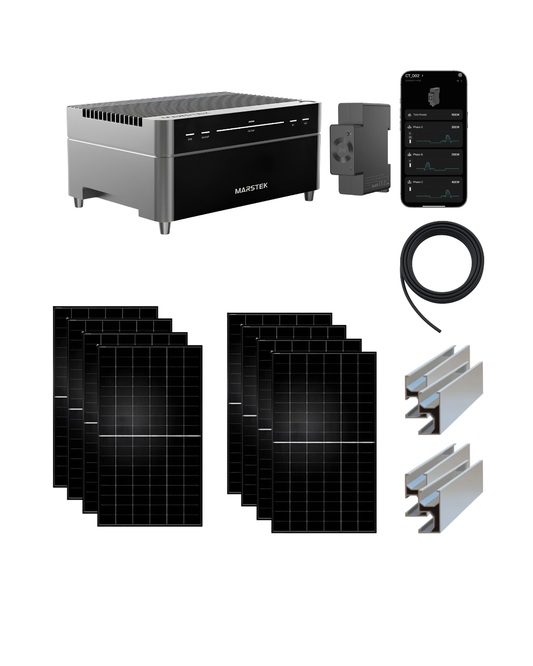 Kit Solaire Plug & Play Venus D – 8 Panneaux 4000 Wc | Injection 2,2 kW avec Batterie 2,5
