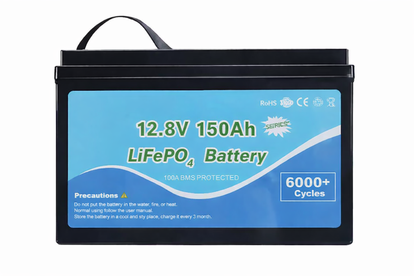 Batterie Lithium Sunpal 12V 150Ah (1800W)